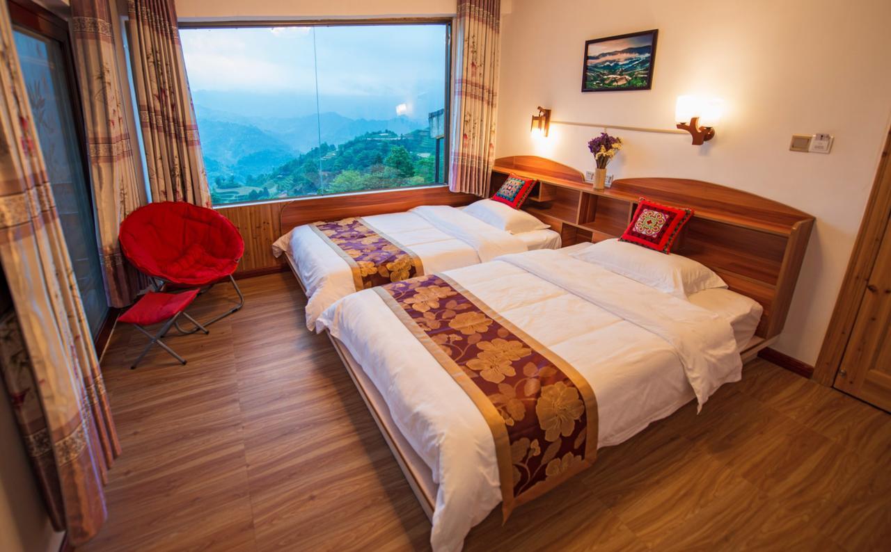 Longji Rice Terraces Green View Guesthouse Longsheng Zewnętrze zdjęcie