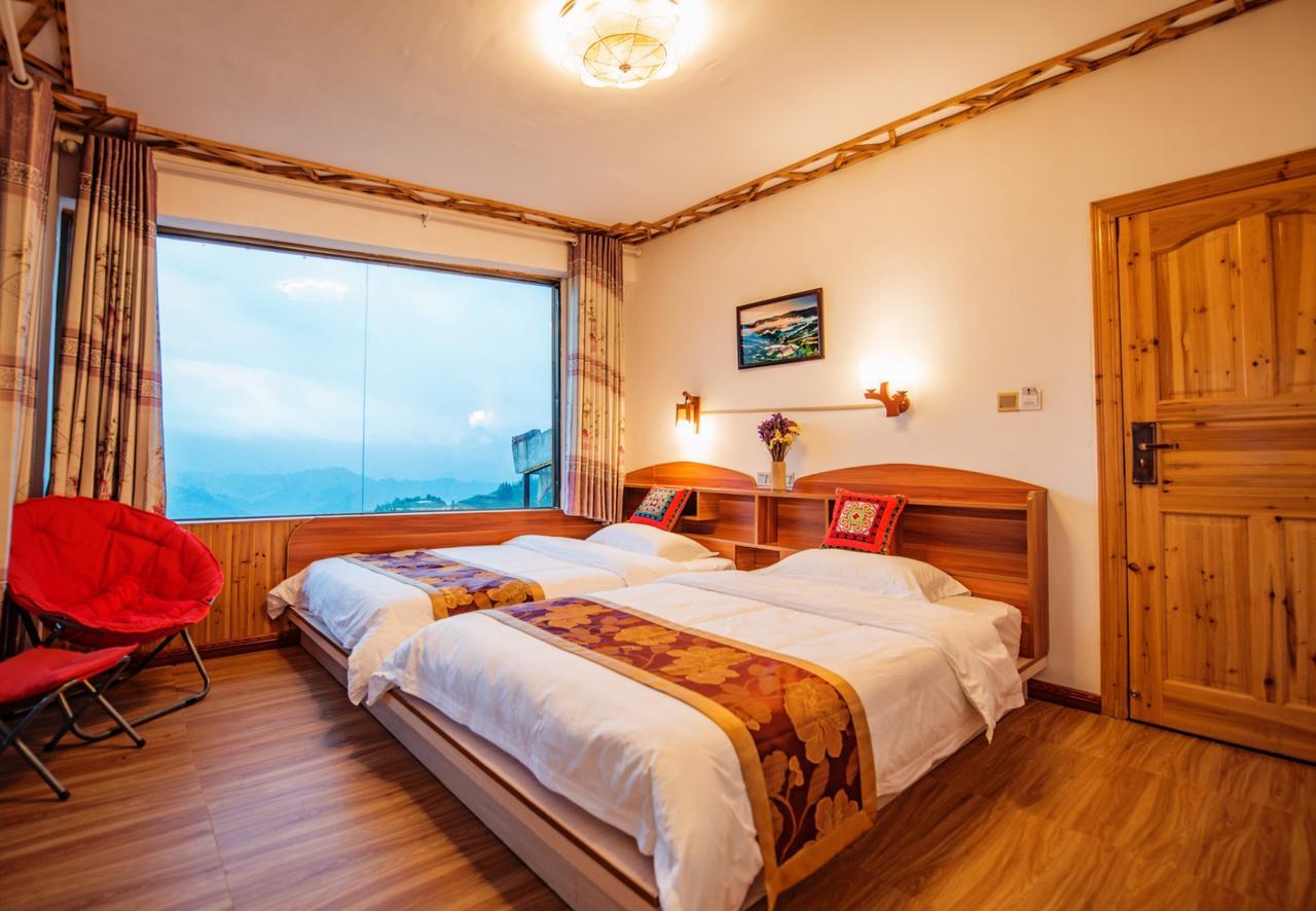 Longji Rice Terraces Green View Guesthouse Longsheng Zewnętrze zdjęcie