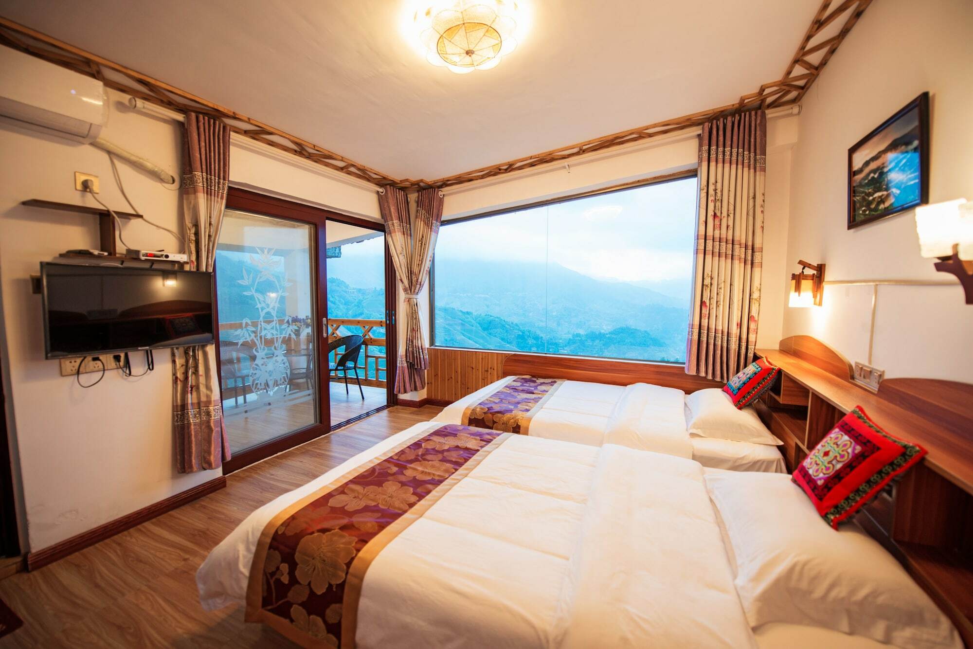 Longji Rice Terraces Green View Guesthouse Longsheng Zewnętrze zdjęcie