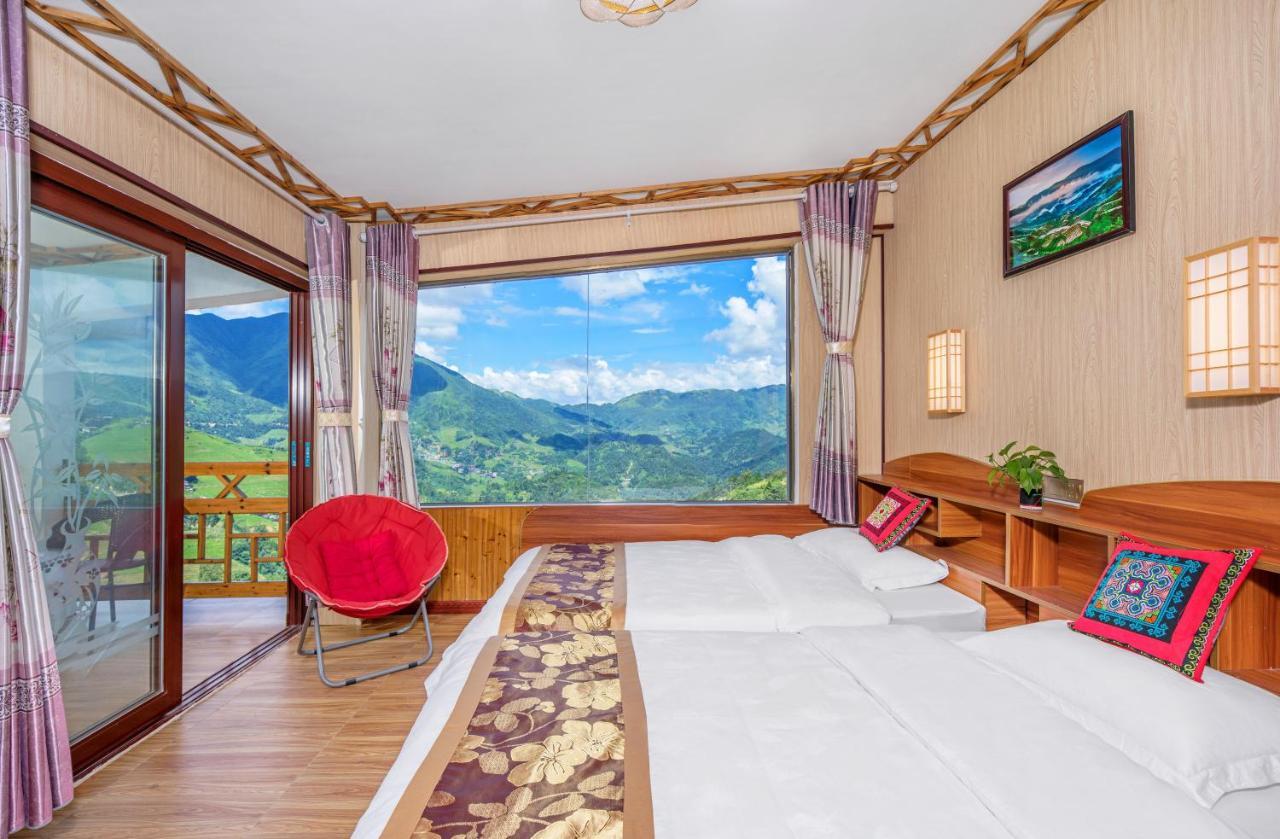 Longji Rice Terraces Green View Guesthouse Longsheng Zewnętrze zdjęcie